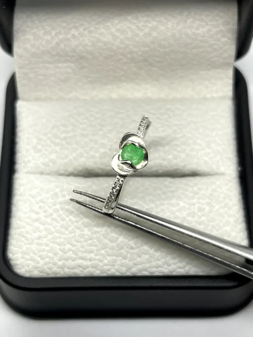Anillo Esmeralda Alma de Corazón