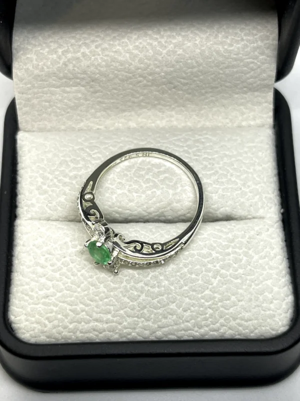 Anillo Esmeralda Trio