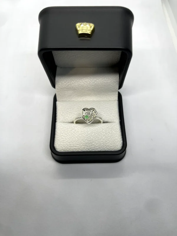 Anillo Corazón Quinceañera