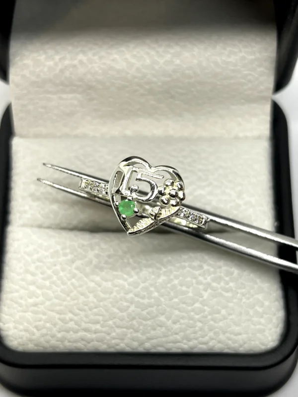Anillo Corazón Quinceañera